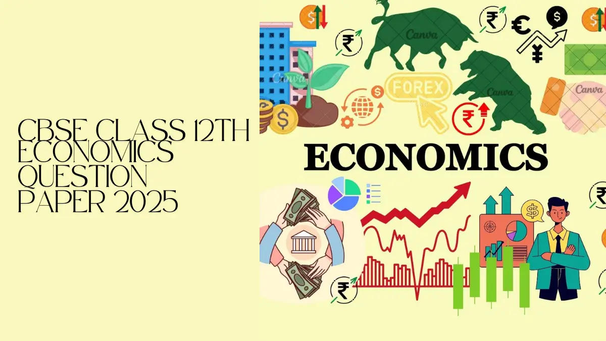 CBSE Class 12th Economics Question Paper 2025