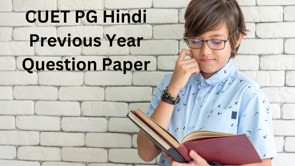 CUET PG Hindi Previous Year Question Paper