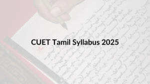 CUET Tamil Syllabus