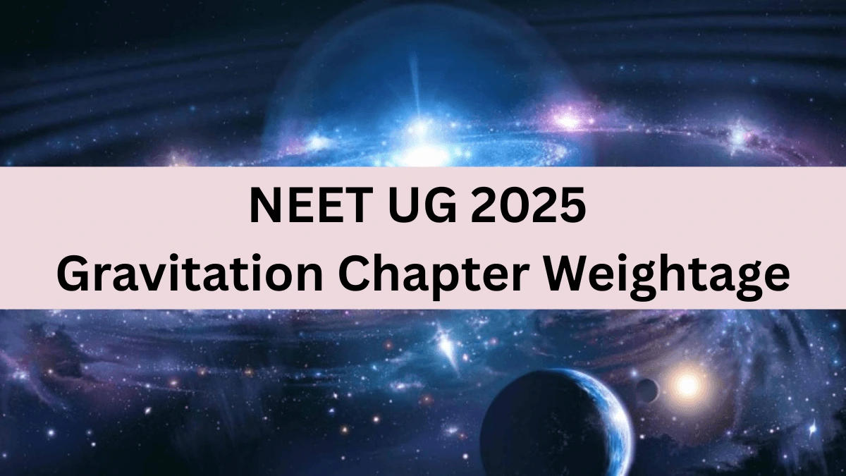 NEET UG Gravitation Chapter Weightage 2025