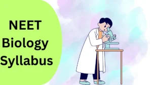 NEET Biology Syllabus 2026