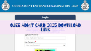 OJEE Admit Card 2025