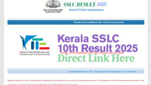 Kerala SSLC 10th Result 2025