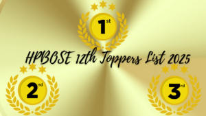 HPBOSE 12th Toppers List 2025