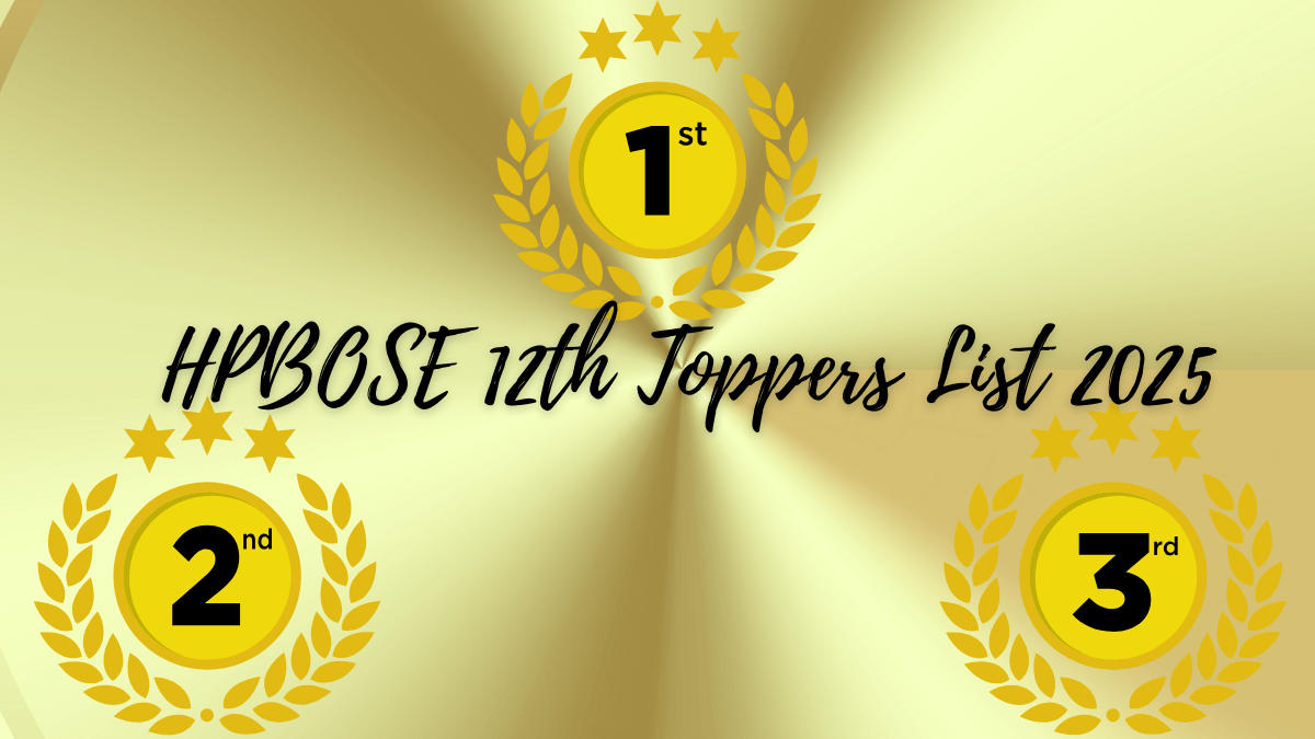 HPBOSE 12th Toppers List 2025