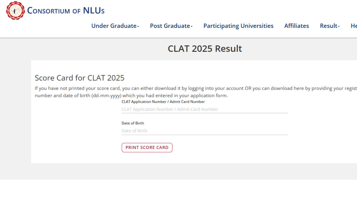CLAT 2025 Revised Result