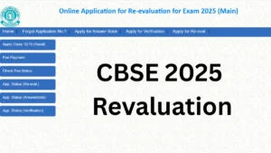 CBSE 2025 Revaluation Fee