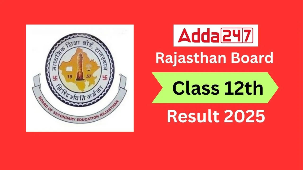 Rajasthan Board 12th Result 2025