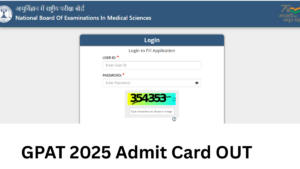 GPAT Admit Card 2025