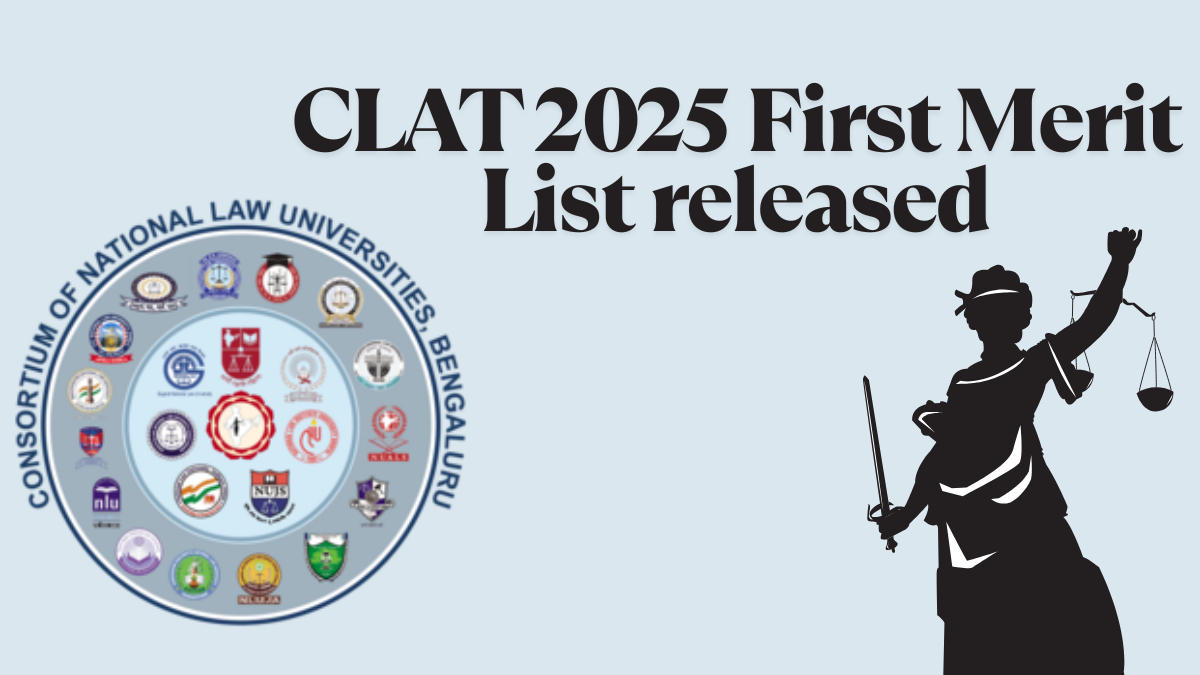 CLAT 2025 First Merit List