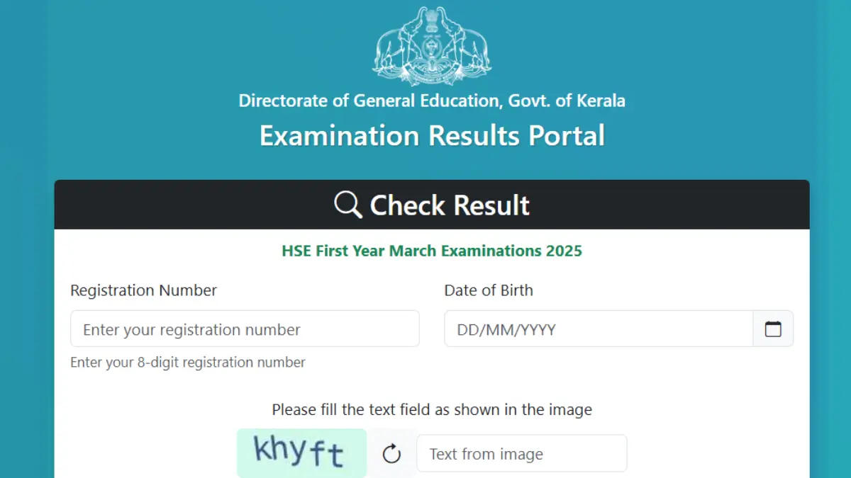 Kerala DHSE Plus One Result 2025