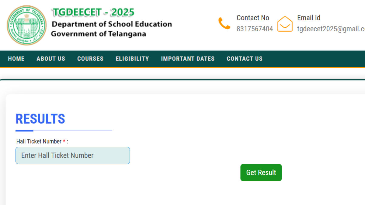 TS DEECET Results 2025 Declared Check Diploma Result At Deecet cdse 