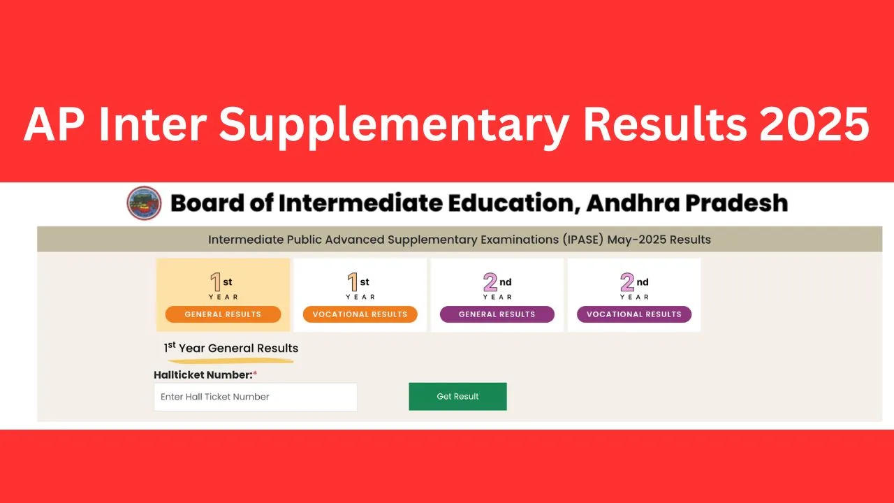 AP Inter Supplementary Results 2025