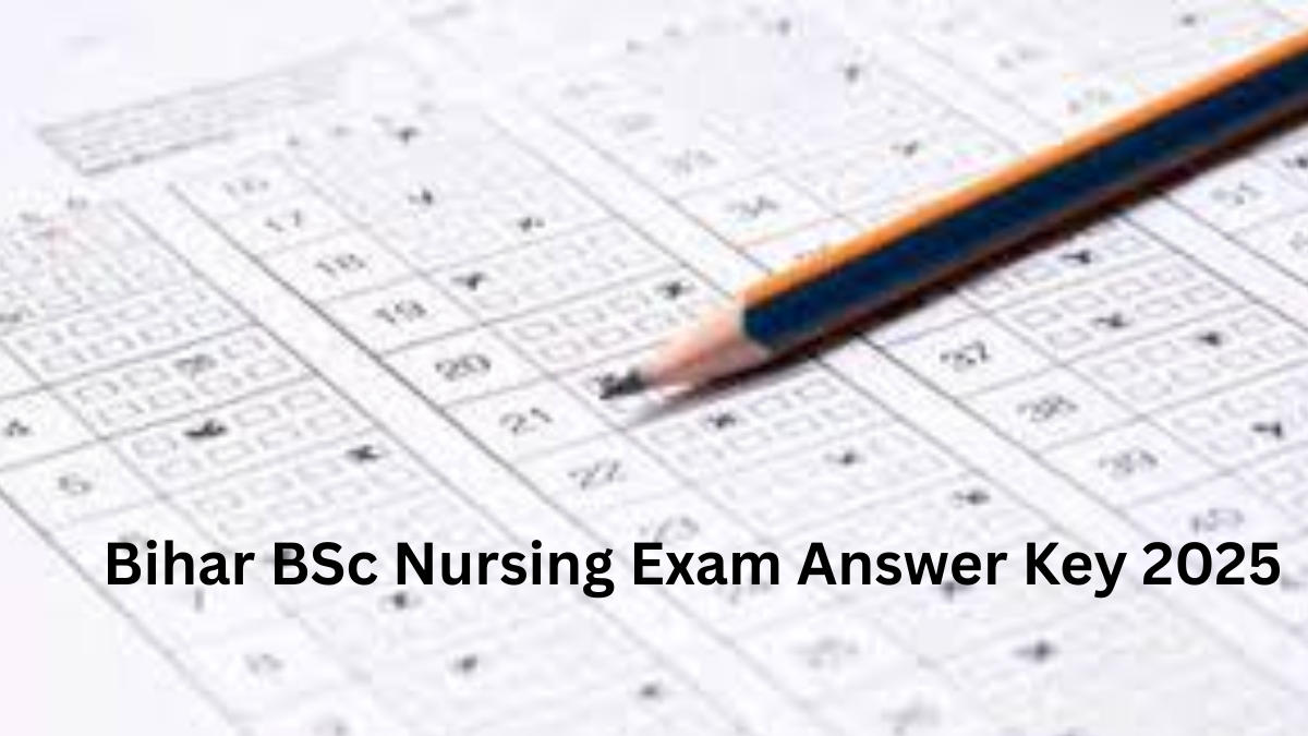 BCECE BSc Nursing Answer Key 2025