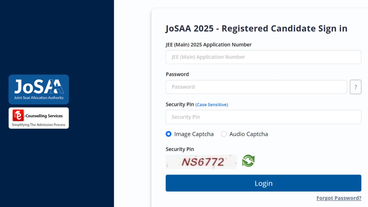 JoSAA Mock Seat Allotment 2025 Round 1