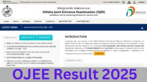 OJEE Result 2025