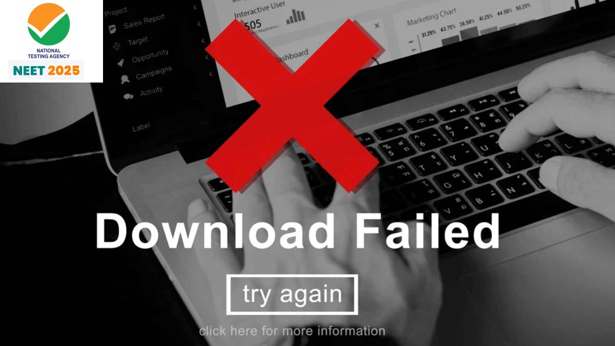 Facing Error While Downloading NEET Score Card 2025