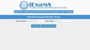 Kerala SSLC SAY Exam Result 2025