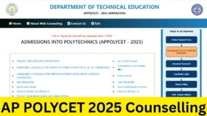 AP POLYCET 2025 Counselling