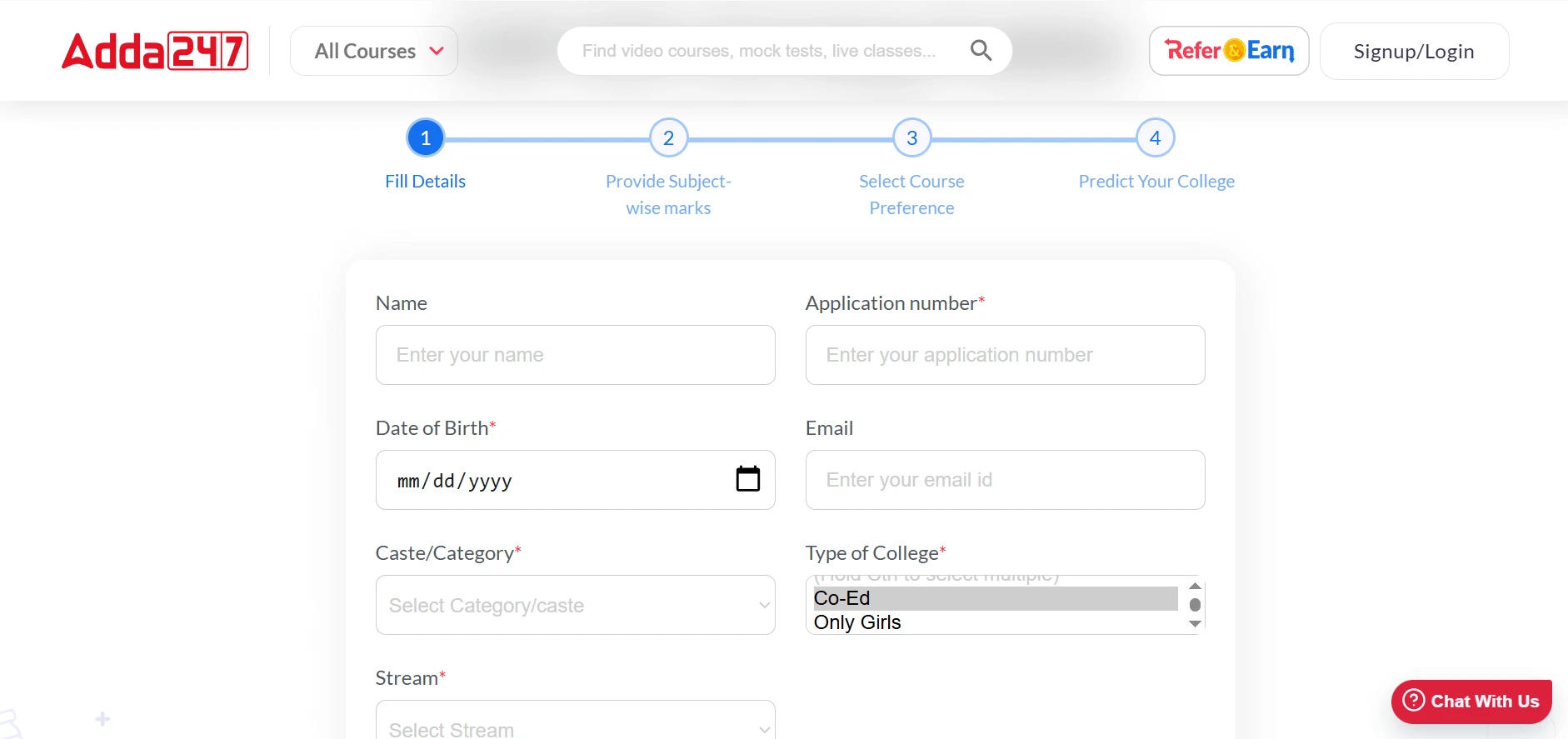 CUET College Predictor Tool