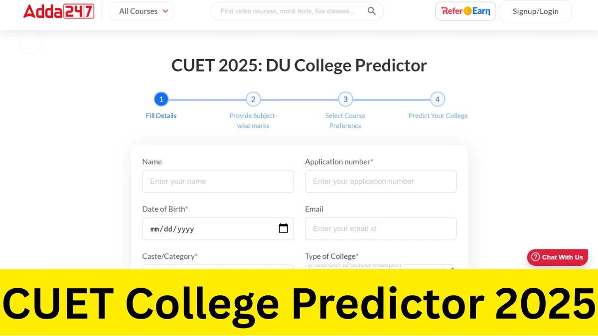 CUET College Predictor