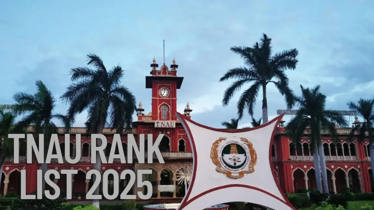 TNAU Rank List 2025