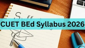 CUET BEd Syllabus 2026