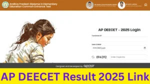 AP DEECET Result 2025 Link