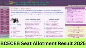 BCECEB Seat Allotment Result 2025