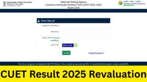 CUET Result 2025 Revaluation