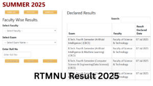 RTMNU Result 2025