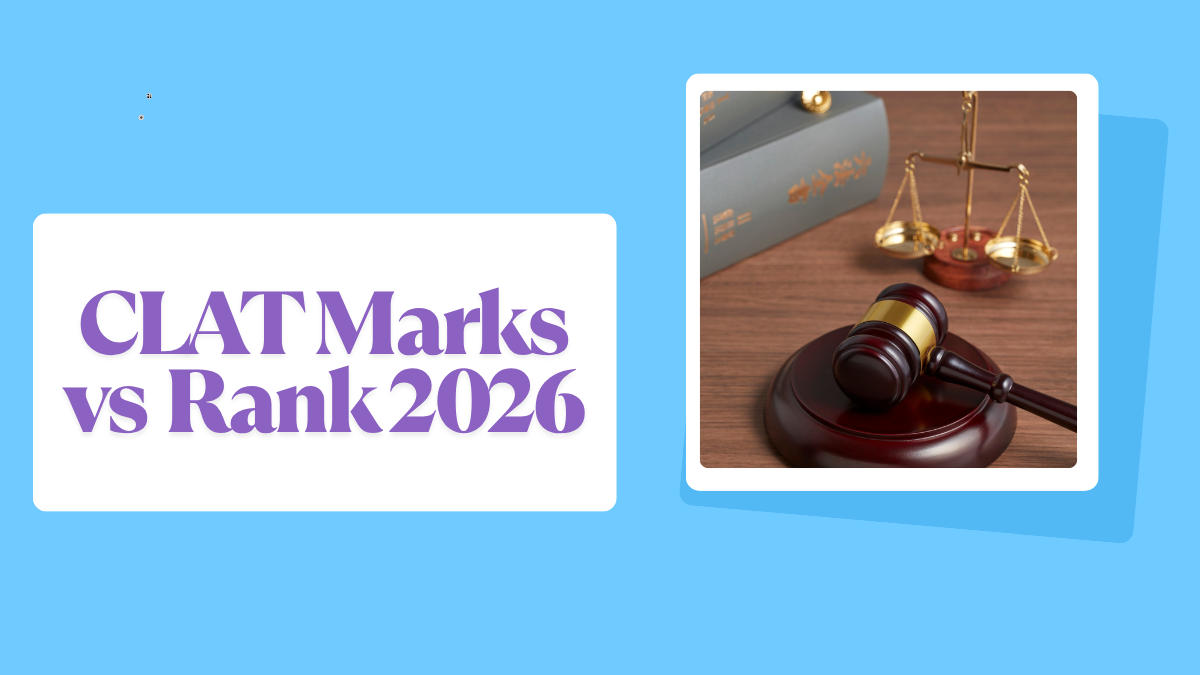 CLAT Marks vs Rank 2026