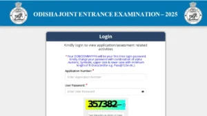 Special OJEE Admit Card 2025