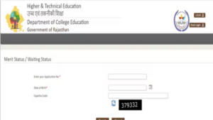 DCE Rajasthan UG Merit List 2025