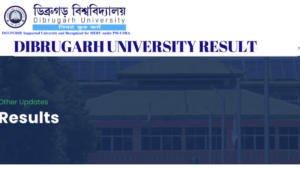 Dibrugarh University Result