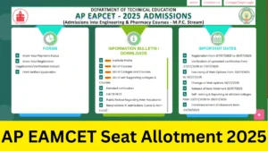 AP EAMCET Seat Allotment 2025