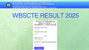 WBSCTE Result 2025