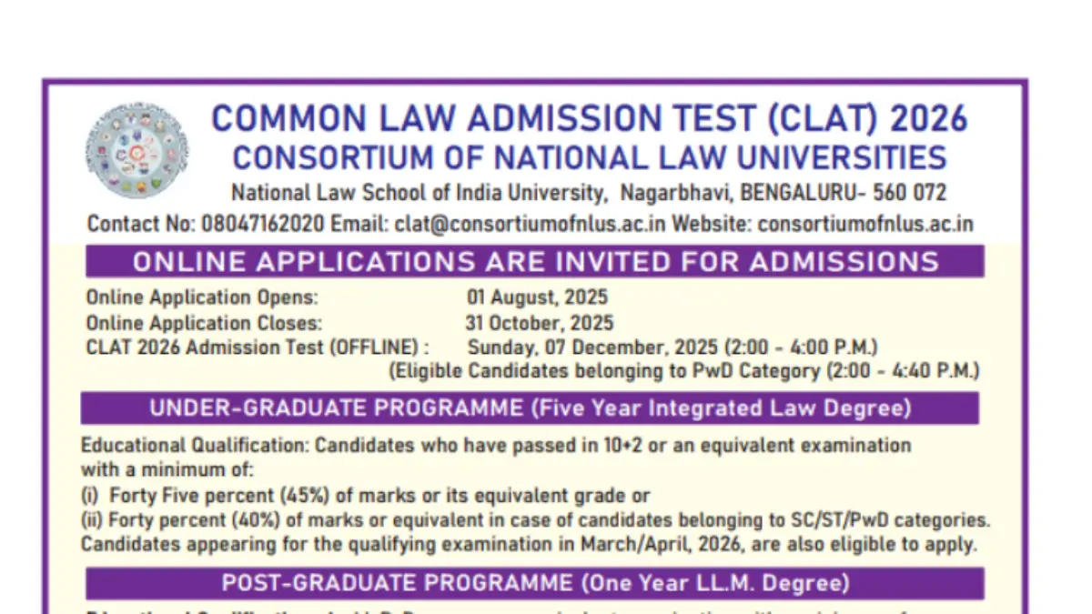 CLAT Information Brochure 2025 PDF Download