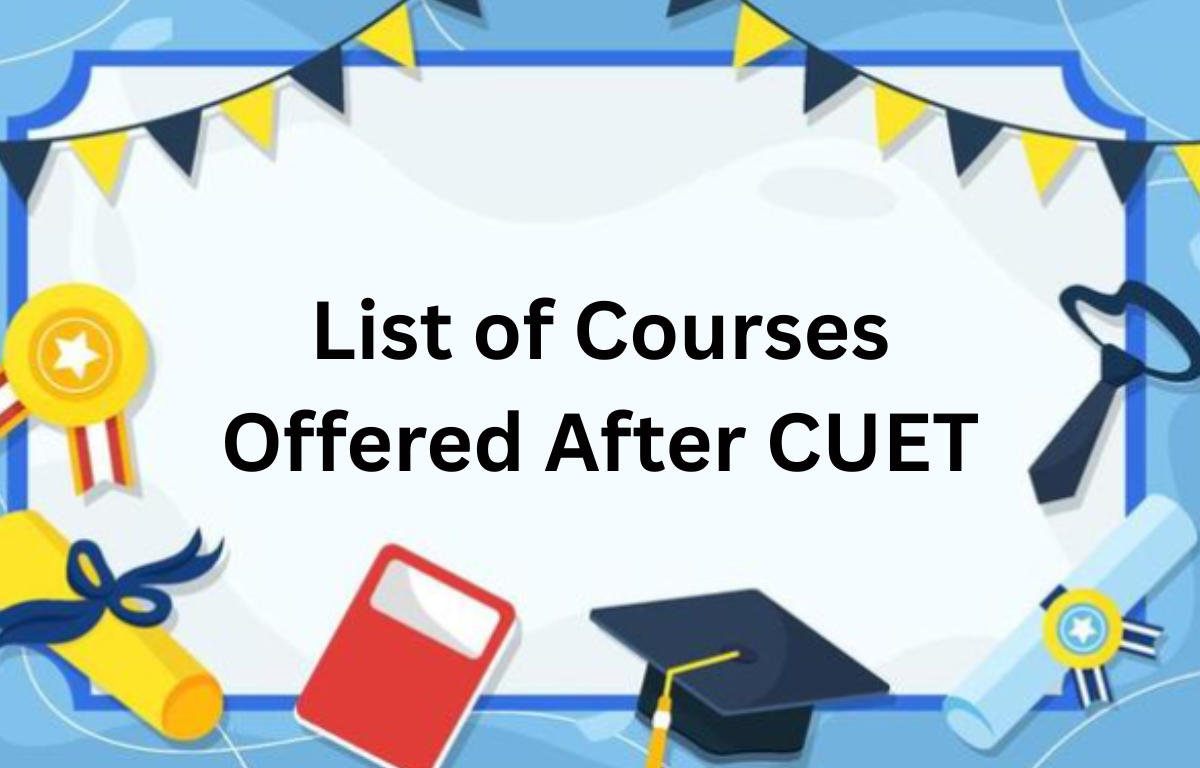 CUET Courses List