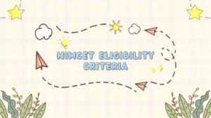 NIMCET Eligibility Criteria 2026