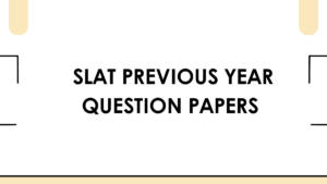 SLAT Previous Year Question Papers