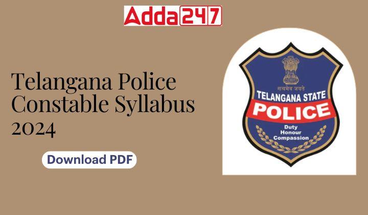 Telangana Police Constable Syllabus 2024