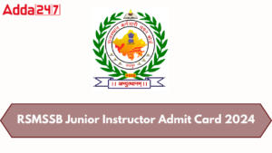 RSMSSB Junior Instructor Admit Card 2024