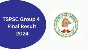 TSPSC Group 4 Result 2024