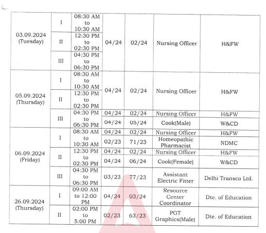 DSSSB Exam Date 2024 Out for August, Download DSSSB Exam Schedule PDF_4.1