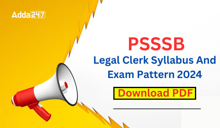 PSSSB Legal Clerk Syllabus 2024