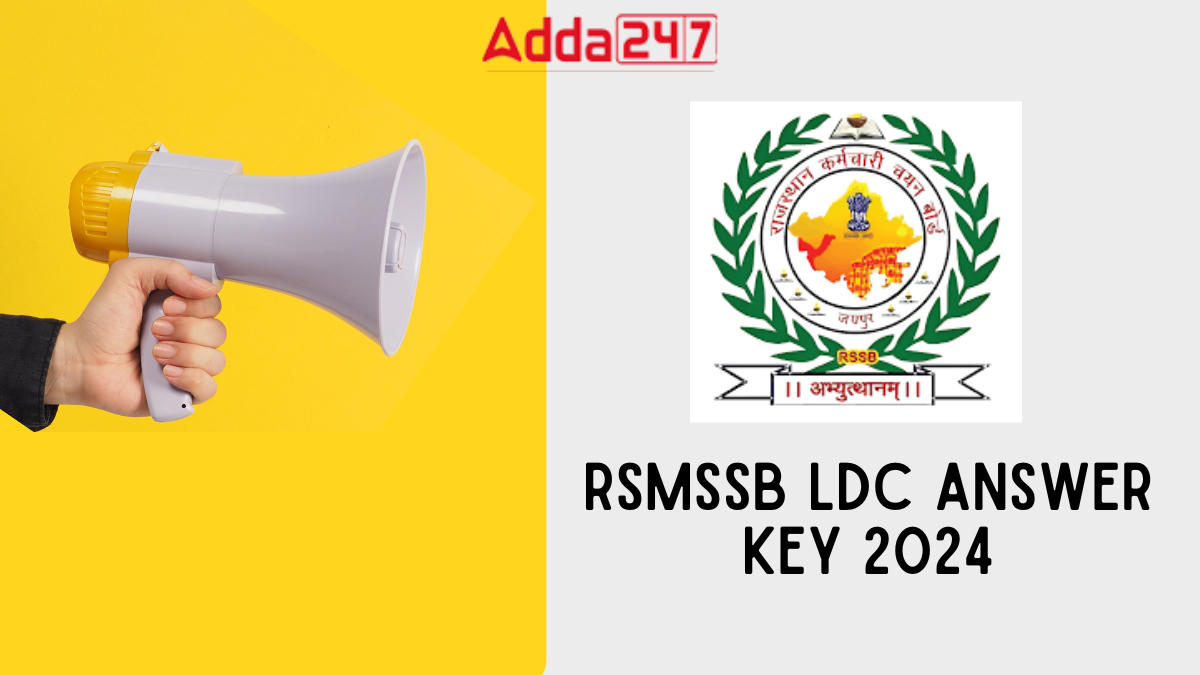 RSMSSB LDC Answer Key 2024