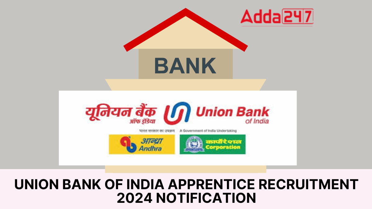 Union Bank of India Apprentice Recruitment 2024 Notification Out