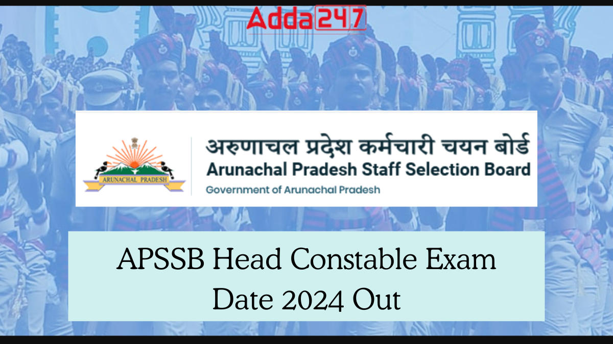 APSSB Head Constable Exam Date 2024 Out