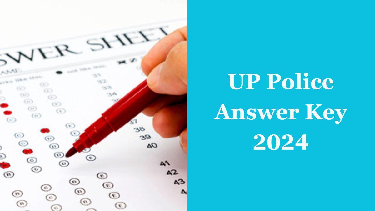 UP Police Answer Key 2024